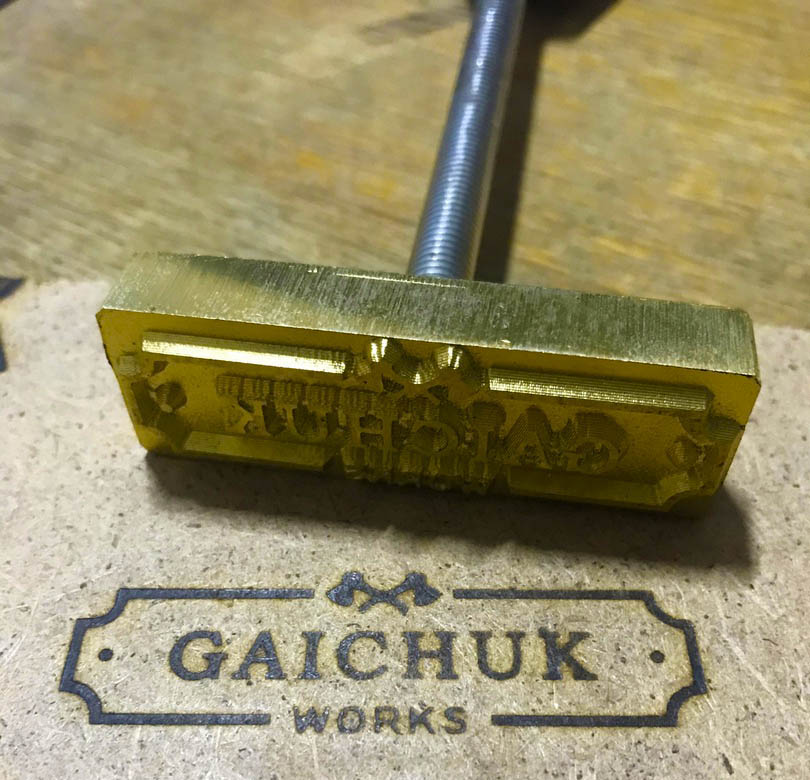 Клеймо для выжигания по дереву GAICHUK