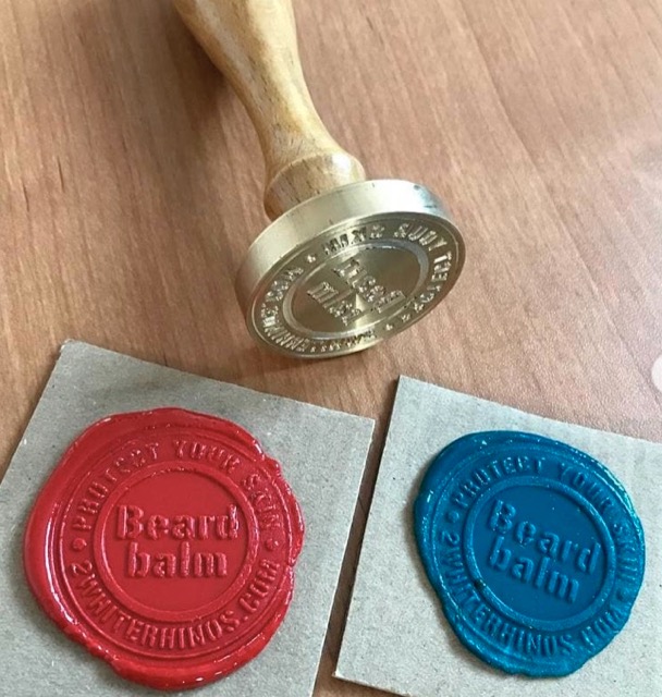 Печать сургучная с двумя оттисками